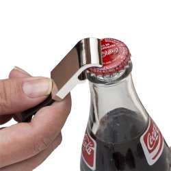 Chaveiro Metal Abridor com Couro